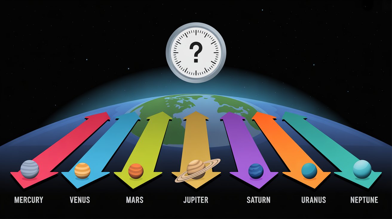 從地球出發探訪太陽系各行星要多少時間？
