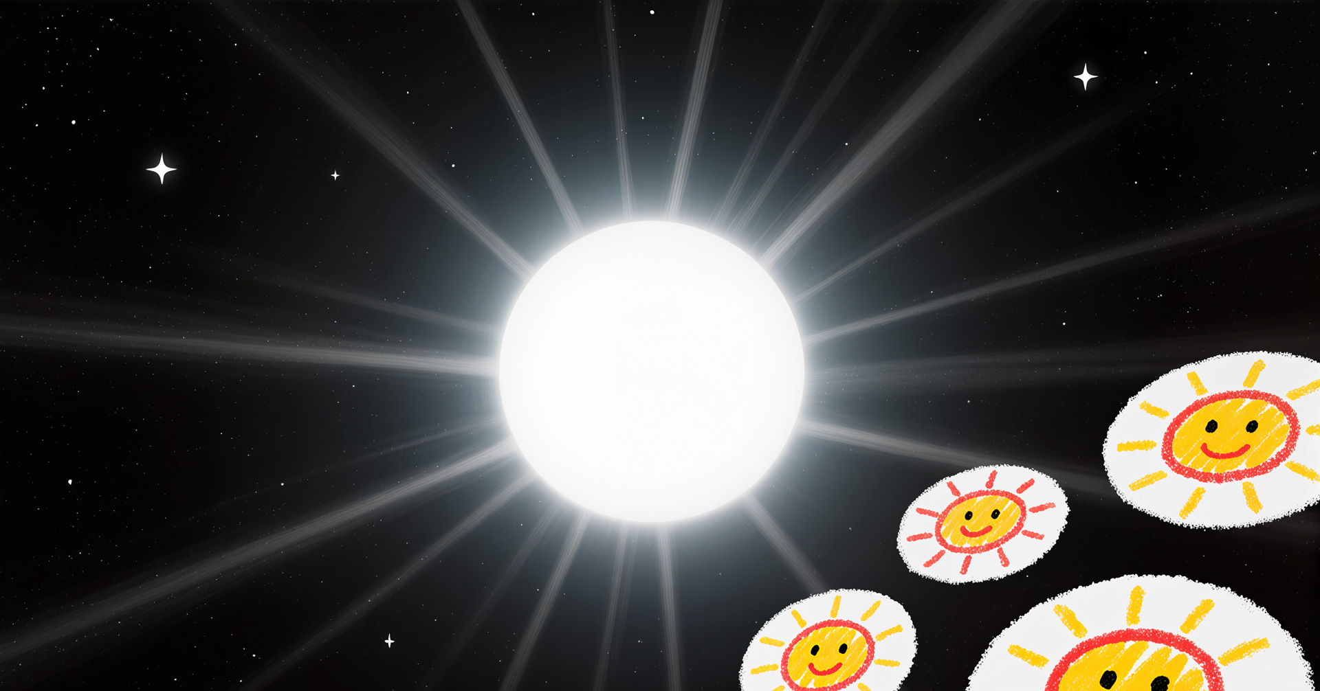 太陽的真實顏色並非黃色/橙色/紅色，幼稚園老師都教錯了！🌞