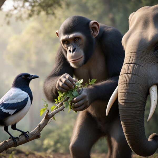 動物也懂「敷藥、改造工具」：如何分辨動物...