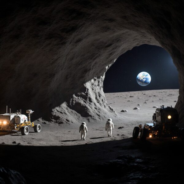 未來月球基地將會建在熔岩洞這個天然庇護所...