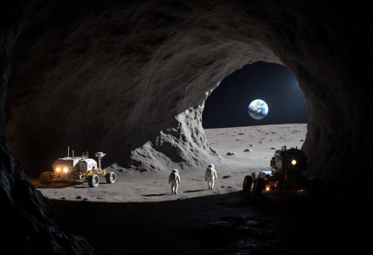 未來月球基地將會建在熔岩洞這個天然庇護所！