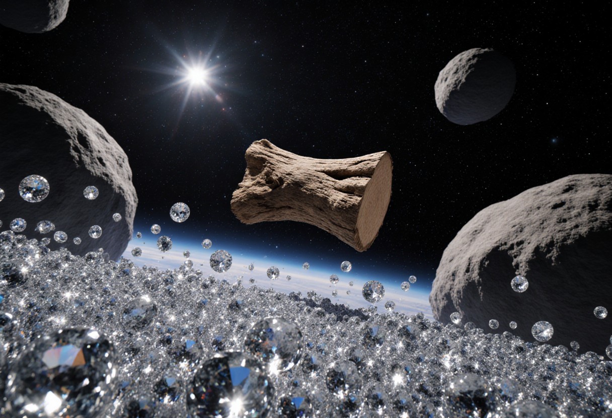 在宇宙中，木材比鑽石更稀有！