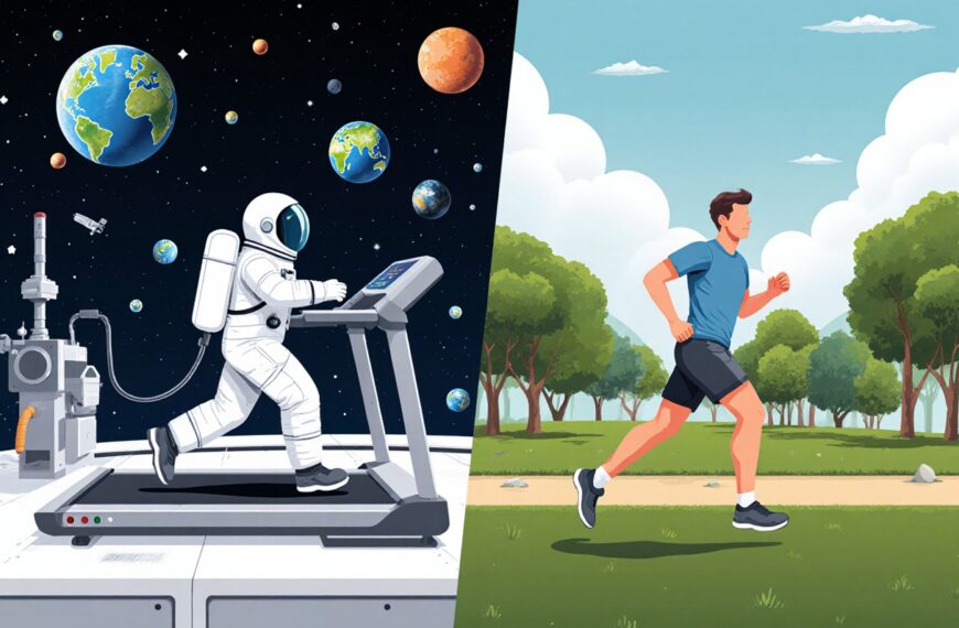 為何在無重力跑步2小時只等於地...