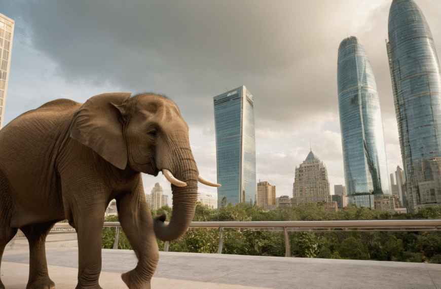從摩天大樓丟下一隻大象會發生什...
