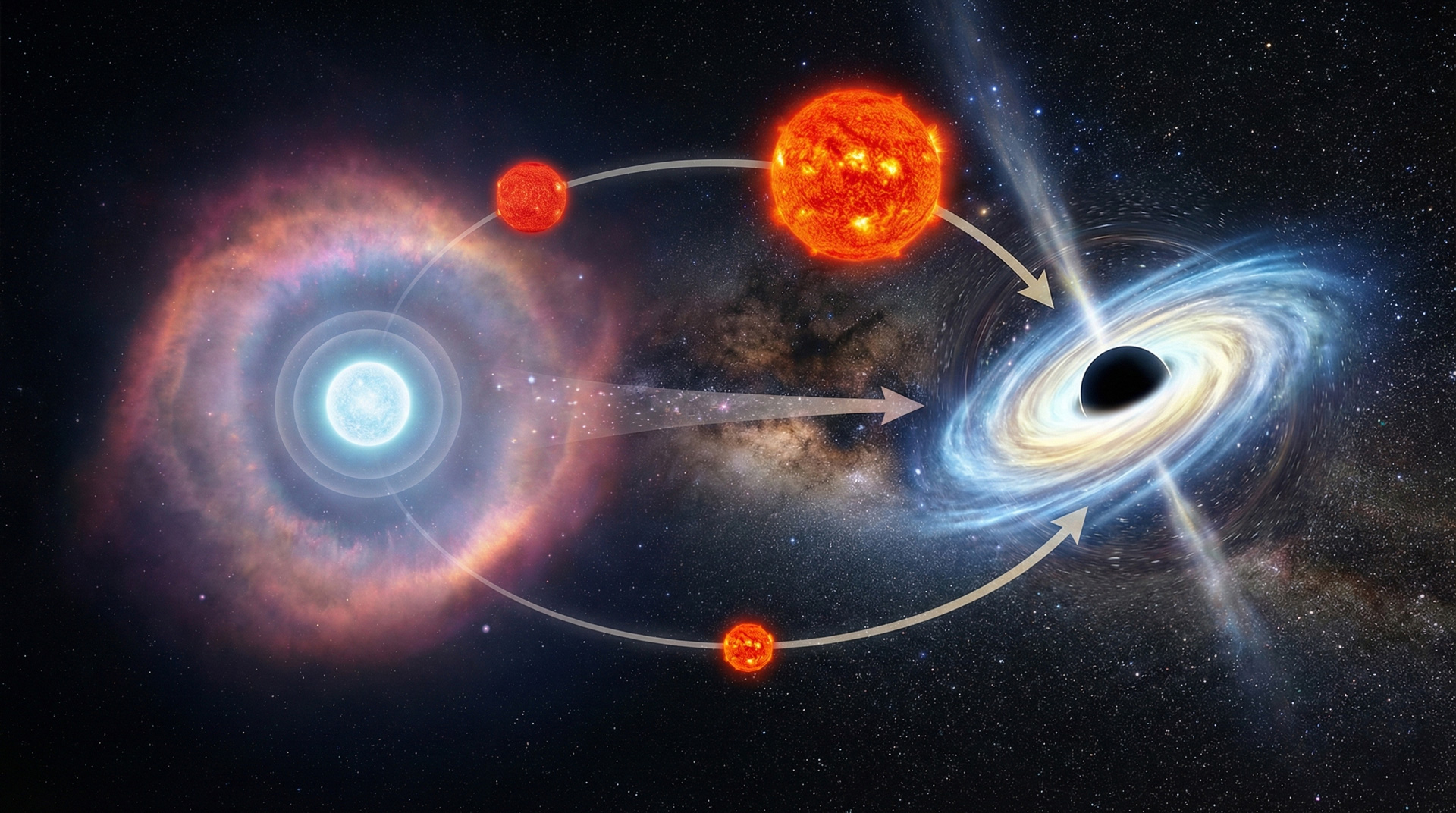 【恆星1】為何有些變成白矮星，有些卻成了黑洞？